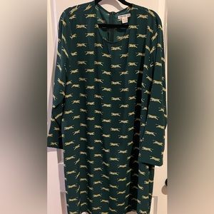 ASOS Glamorise Green Tiger Shift Dress 22W New!